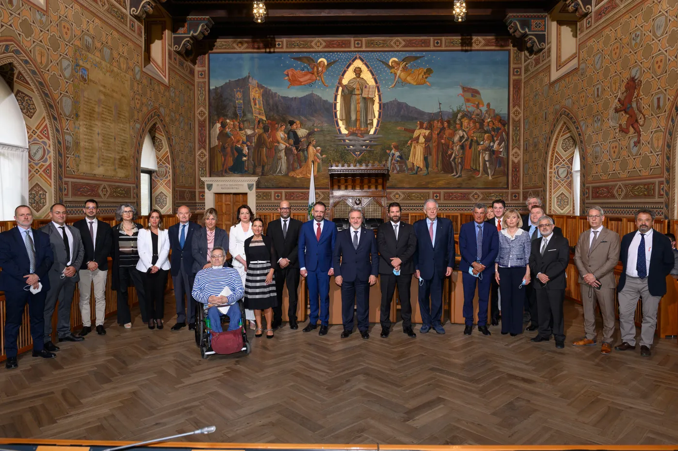 Udienza degli Eccellentissimi Capitani Reggenti al Comitato Sammarinese di Bioetica - 09/06/2021