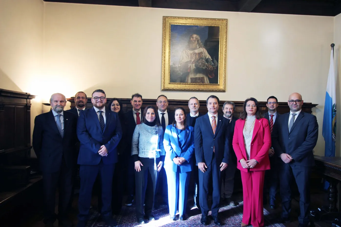 Udienza degli Eccellentissimi Capitani Reggenti al Comitato Sammarinese di Bioetica - 21/12/2022Presentazione del nuovo sito web del Comitato Sammarinese di Bioetica e presentazione all'Eccellentissima Reggenza del prossimo Global Summit di Bioetica che si terrà a San Marino nel 2024