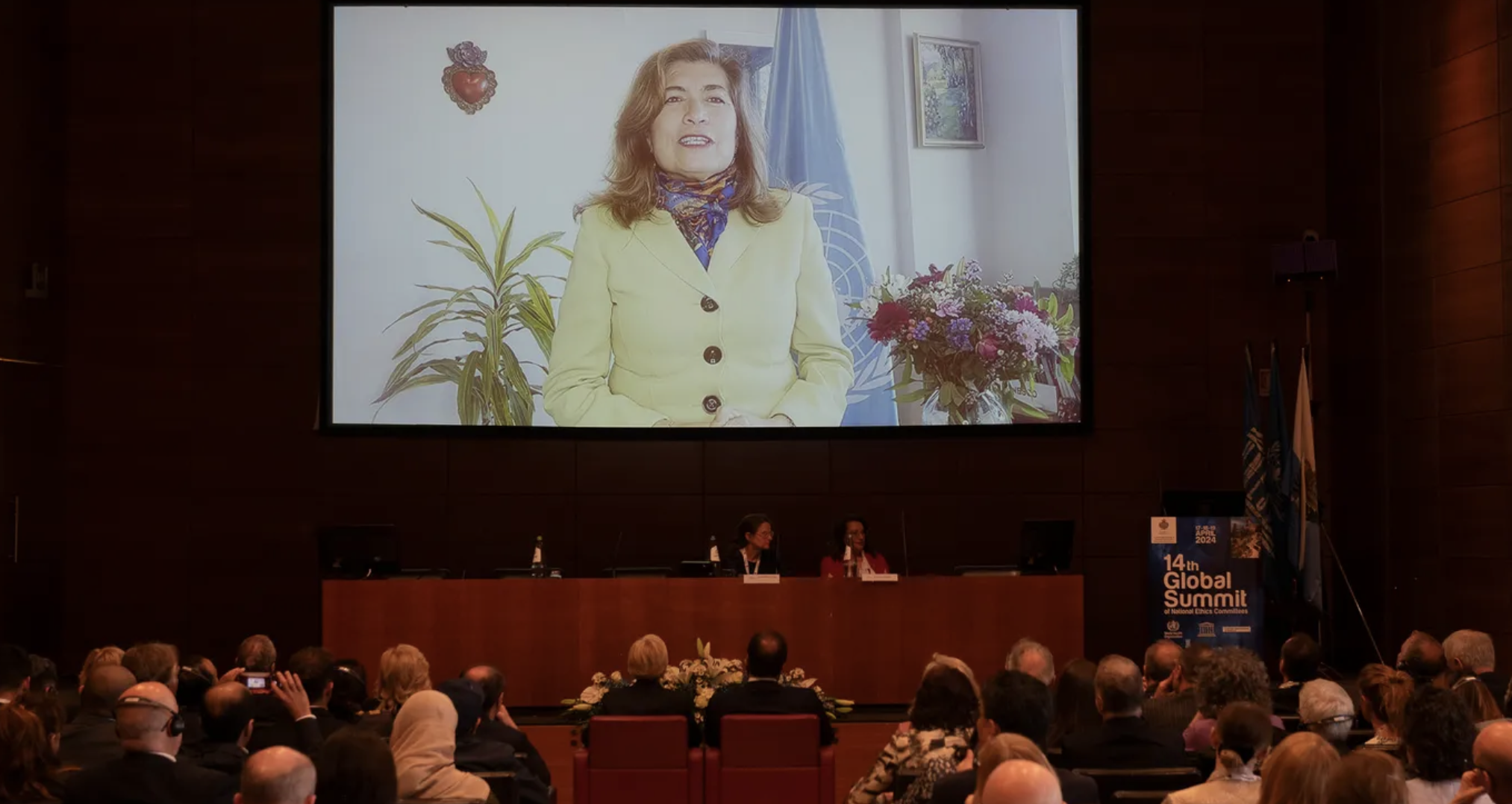 Cerimonia inaugurale - Videomessaggio dall'Assistente del Direttore Generale per le Scienze Umani e Sociali dell'UNESCO
