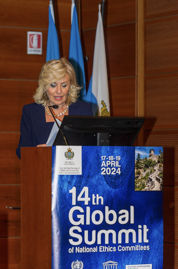 Cerimonia inaugurale - Discorso del Segretario di Stato alla Sanità on. Mariella Mularoni